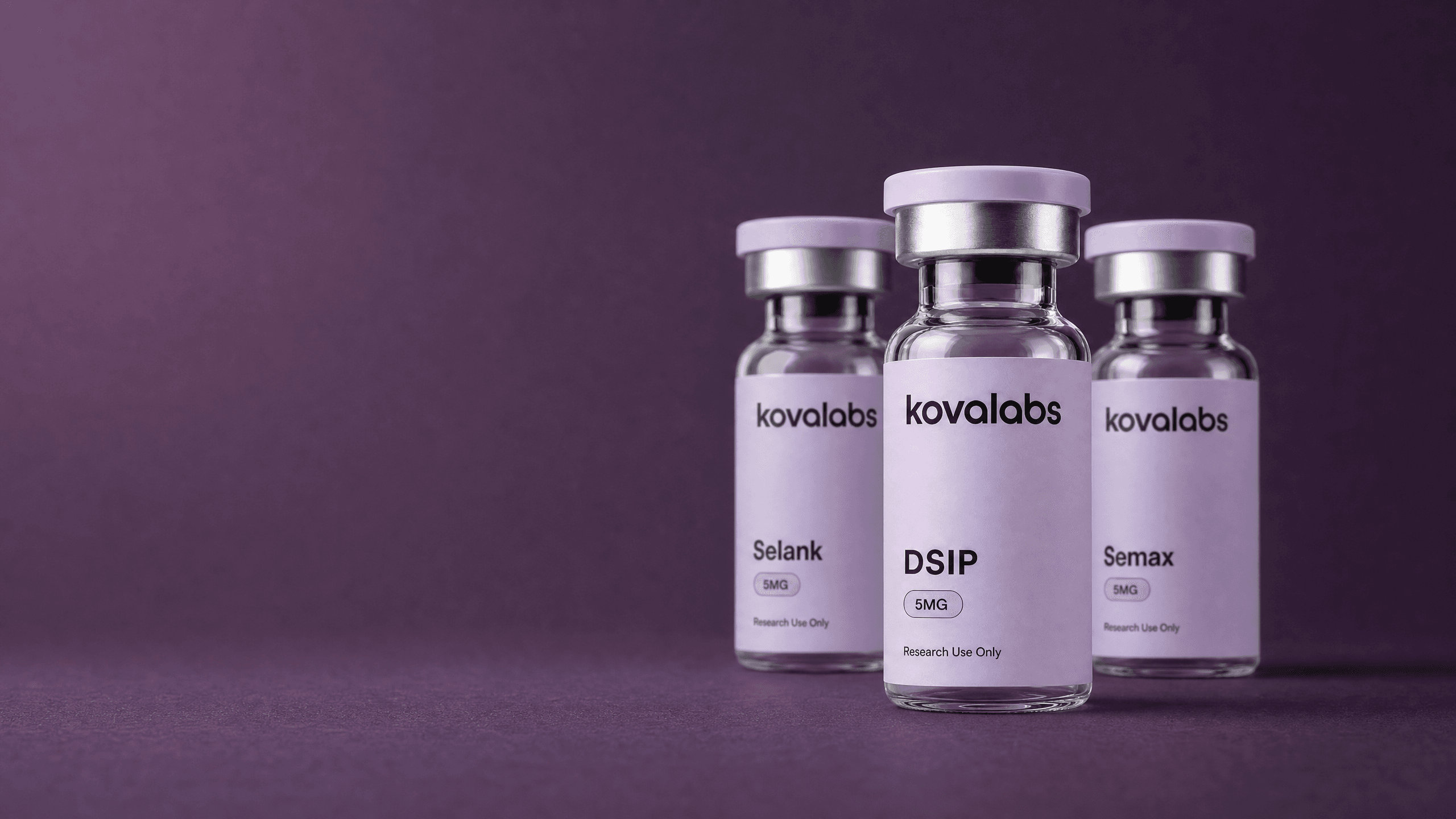 DSIP, Selank, Semax - cognitive and sleep research peptides