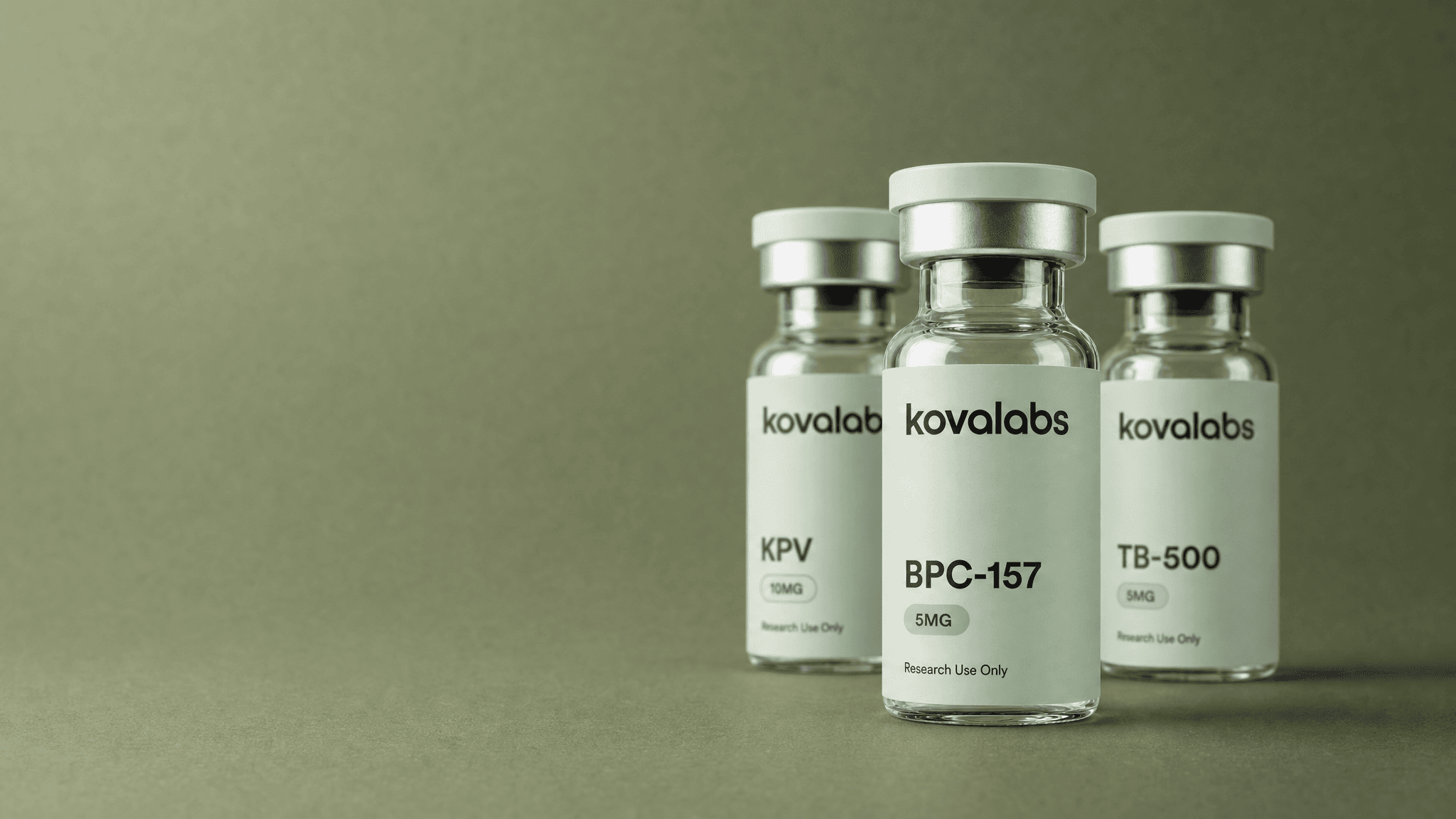 BPC-157, TB-500, KPV - recovery research peptides